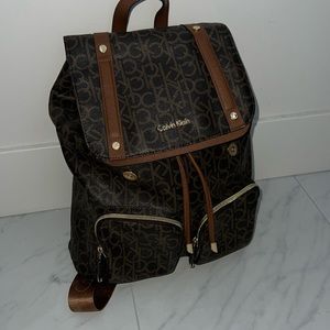 Calvin Klein leather backpack